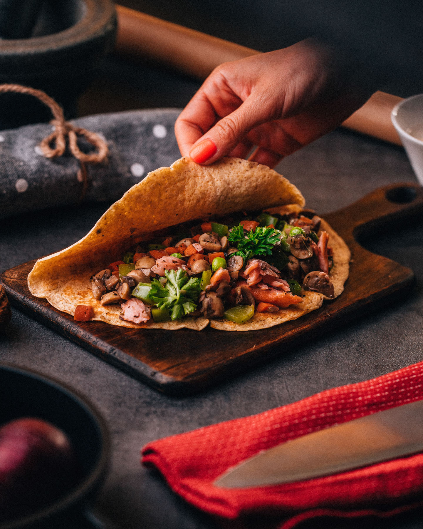 Naleśniki z łososiem | Jacek Bilczyński